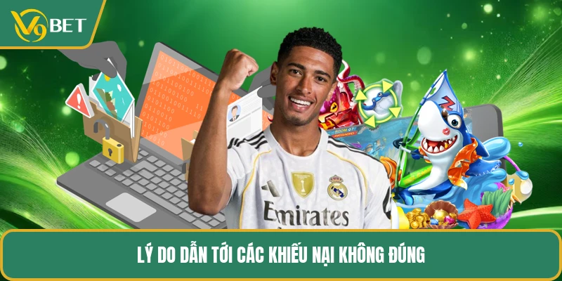 Lý do dẫn tới các khiếu nại không đúng